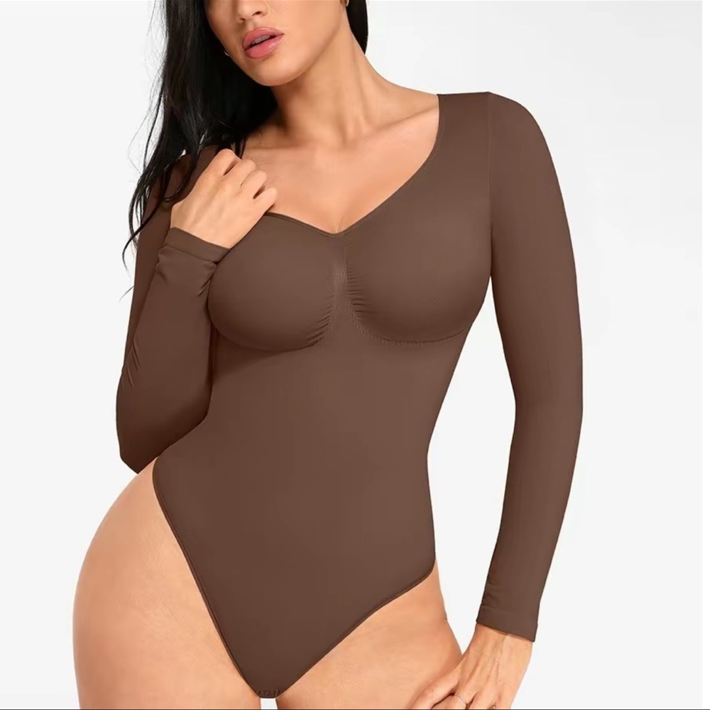 FeelinGirl | Long Sleeve Seamless Bodysuit